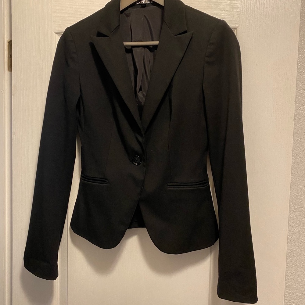 Express Black Blazer - image 1